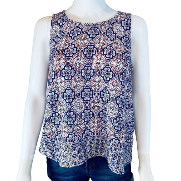 Fourteenth Place Geometric Pattern Blouse - Picture 2 of 10